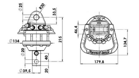 ROTATORE IDRAULICO 1200/600 KG