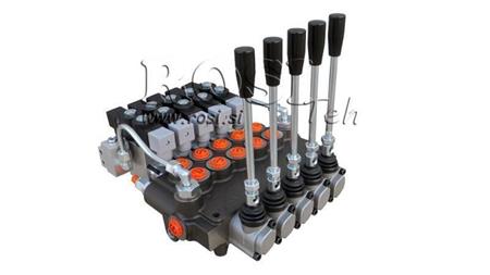 VALVĂ HIDRAULICĂ 5xP80 - EO 12V