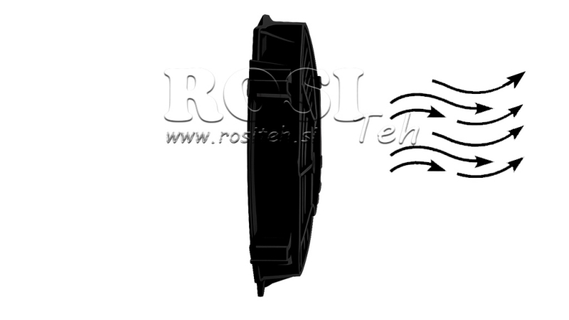 VENTILATORE ASSIALE 280mm TIRANDO 24V