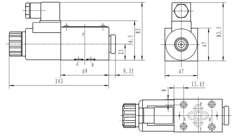 DIMENSIONES DE COIL CETOP 3_1 41A