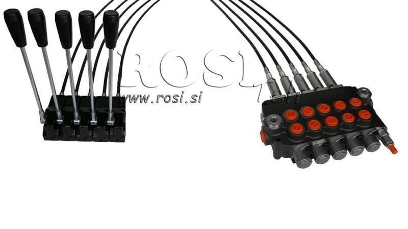 KIT 5xP80 JOYSTICK 1 POSISJON L1500