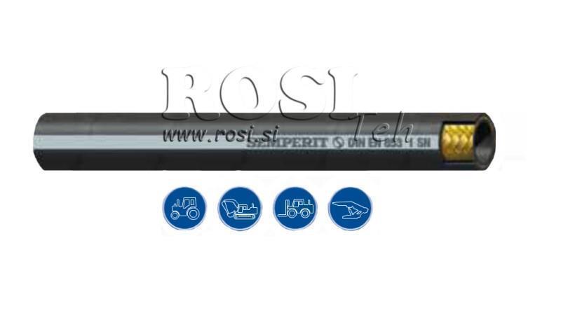 HYDRAULICKÁ HADICE DN6 1SN (1/4) 255BAR