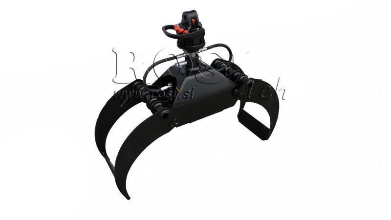 garra forestal LG800 kg - 1000 mm ROTADOR 3000/1500 KG CON EJE