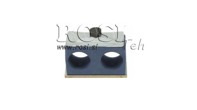 SUPORTE DE TUBO FI 10 - DUPLO