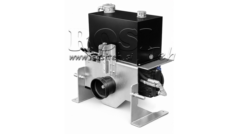 TRAKTORSKI HIDRAVLIČNI AGREGAT KAPACITETE 70lit PRETOK 53lit/min 1XZ80 - S HLADILNIKOM OLJA