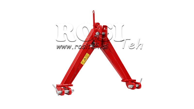FRONT TRIANGLE FOR FRONT TRACTOR HYDRAULICS CAT.1 - 730 mm - 1200 kg