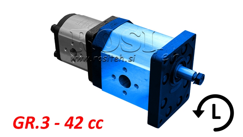 HYDRAULISK PUMPE 30A42X198 FØRSTE GR.3 GR.2 42 CC VENSTRE