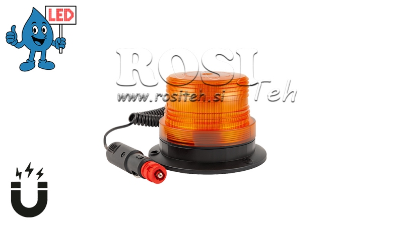 LED ROTĒJOŠA MAGNĒTISKĀ Gaisma 12V