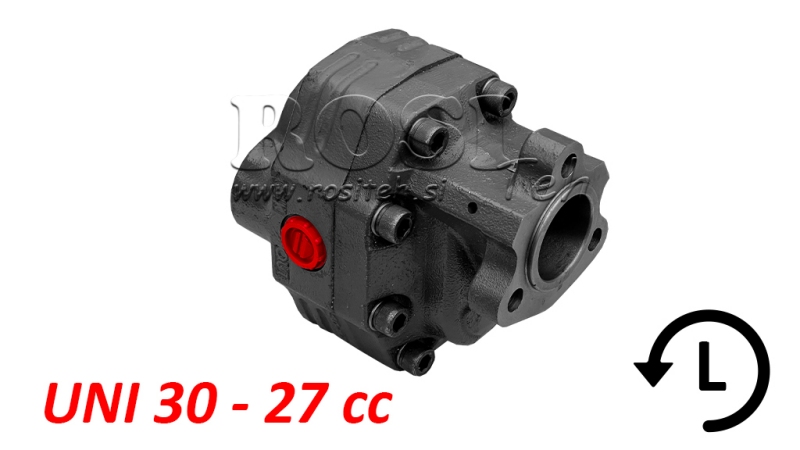 ΥΔΡΑΥΛΙΚΗ ΑΝΤΛΙΑ ΧΥΤΟΥ ΣΙΔΗΡΟΥ UNI30-27CC-230 BAR ΑΡΙΣΤΕΡΗ