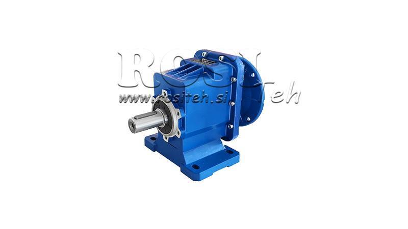 ERC03 HELICAL GEARBOX FOR ELECTRIC MOTOR MS90 (1,1-1,5kW) RATIO 25:1