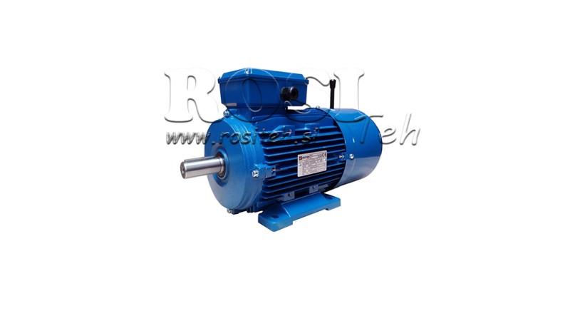 1,1kW-ELECTRIC MOTOR WITH BRAKE MSH 80 3-4_1390rpm 3PH legs-B3