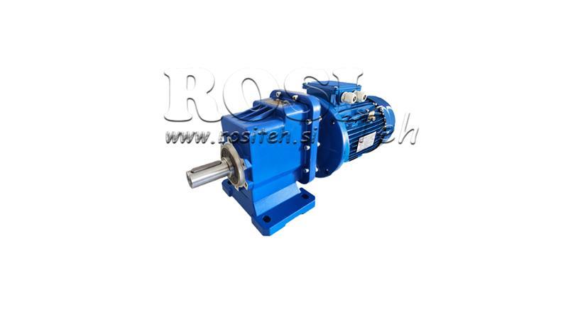 3ph 0,75kW-ELECTRIC MOTOR WITH ERC02 GEARBOX MS80 58 rpm