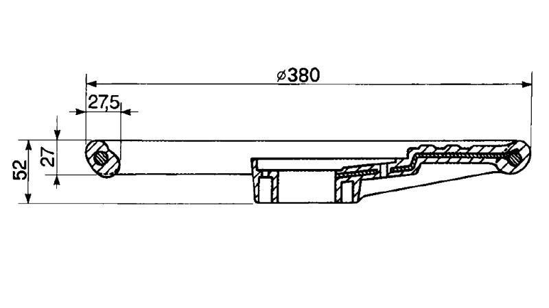 DIÂMETRO DO VOLANTE 380 - h 52
