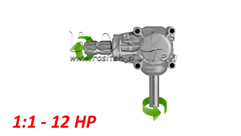 CAJA DE ENGRANAJES ANGULAR L-150J 1:1 (12HP-9KW)
