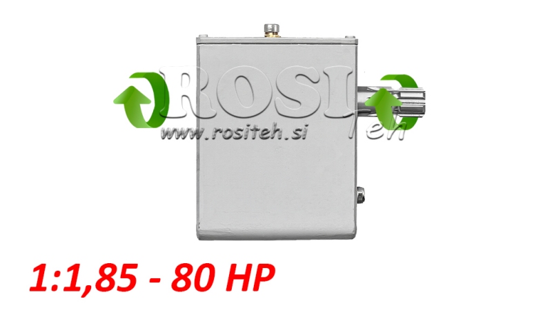 CAJA DE ENGRANAJES PARA TRACTOR - 1:1.85 (80HP-60KW) HEMBRA-MACHO
