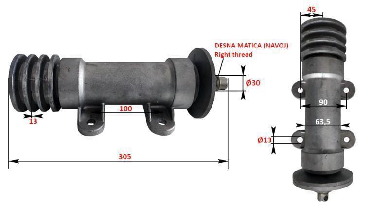 AXLE FOR CIRCULAR SAW