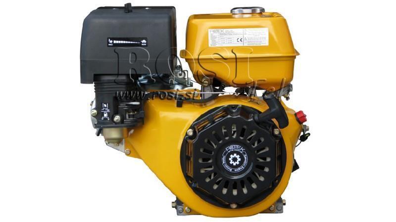 BENZINMOTOR EG4-420cc-9,6kW-13,1HP-3.600 U/min-H-KW25x88.5-manueller start