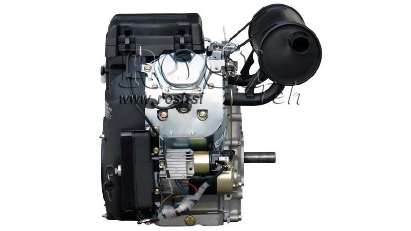 gasoline engine 614cc-14.9kW-3,600 RPM-E-KW25.4x72-electric start