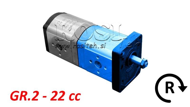 HIDRAULINIS SIURBLYS 20C22X067 PRIEKINIS GR.2 22 CC DEŠINĖ