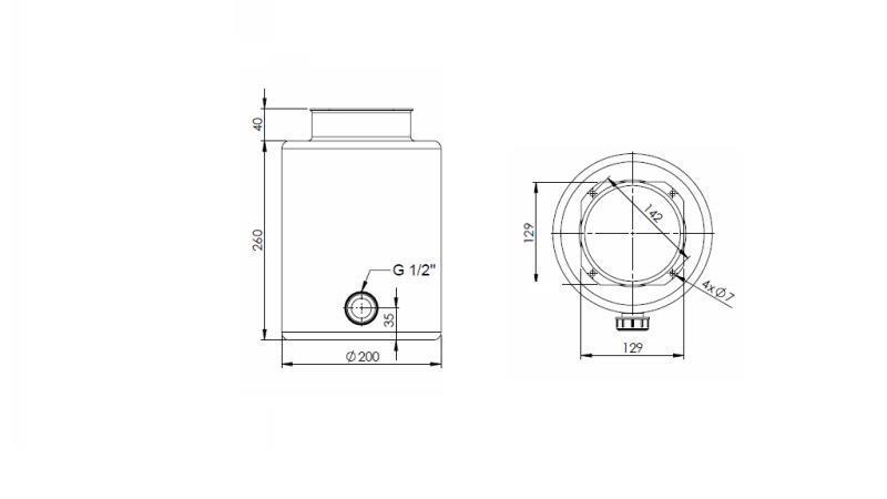 REZERVOAR KOVINSKI ROLL PP 8 LITER HORZONTAL-VERTICAL-dimenzije