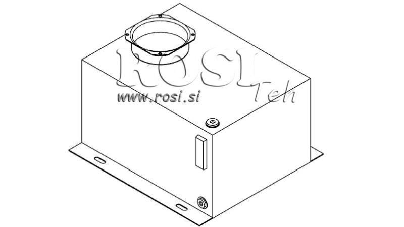 METALLI RESERVUAAR KAST PP 30 LIITRIT HORIZONTAL-VERTIKAALNE
