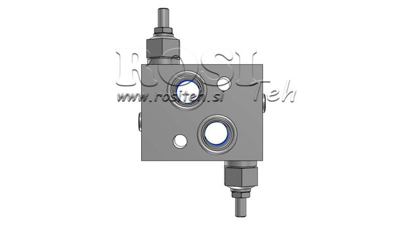 RÉGULATEUR DE PRESSION HYDRAULIQUE 30-210 BAR POUR MOTEUR HYDRAULIQUE MS
