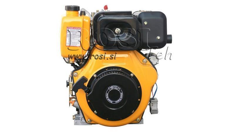 diiselmotor 474cc-8.0kW-3,600 RPM-E-KW25x88-elektriline käivitus