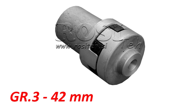 INTERFACCIA IN GOMMA ND17 (5,5-9kW)  38mm/GR3