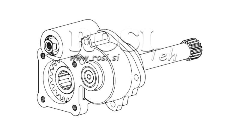 Zapfwelle Hydraulik Pumpe Nebenantrieb