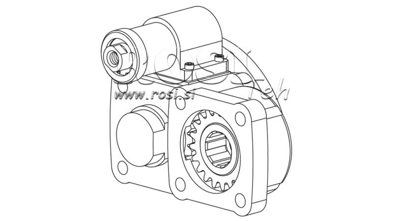 GEAR DRIVE FOR HYDRAULIC PUMP - VOLVO R5-2