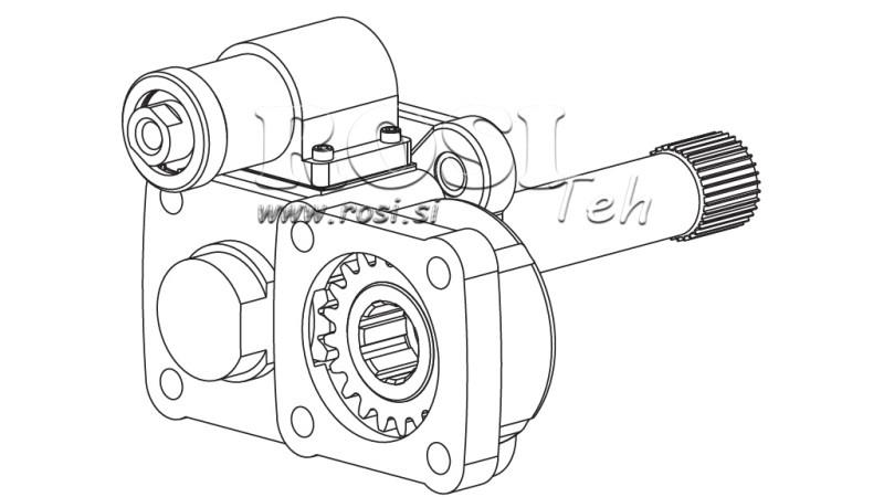 SALIDA PARA BOMBA HIDRÁULICA - VOLVO SR-1700-2