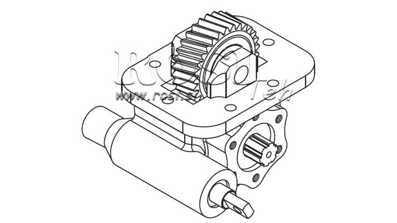 UKAPČALICA ZA HIDRAULIČNO PUMPU - ISUZU MOY CR VACUUM