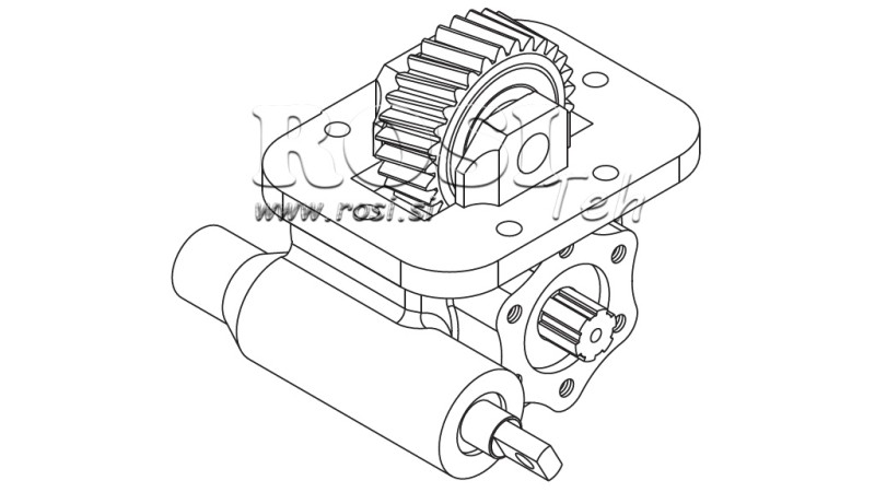 POHON HYDRAULICKÉHO ČERPADLA - ISUZU HINO MECHANIC