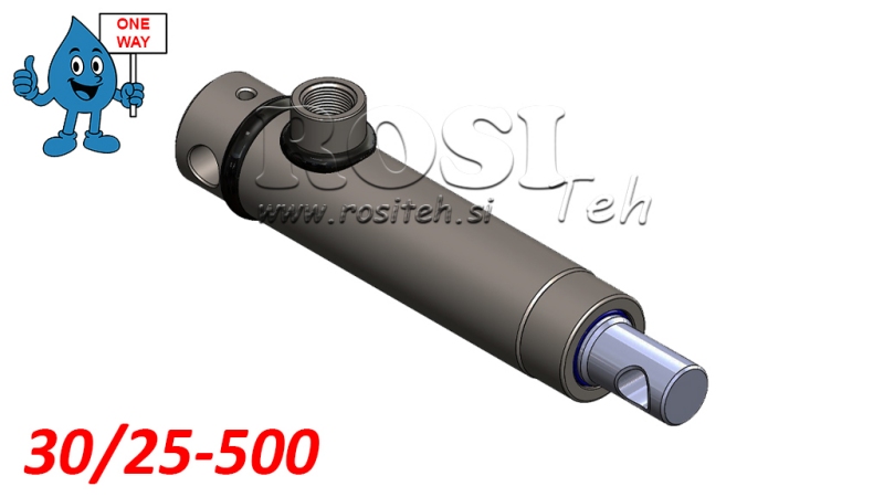 HIDRAVLIČNI CILINDER MONO 30/25-500