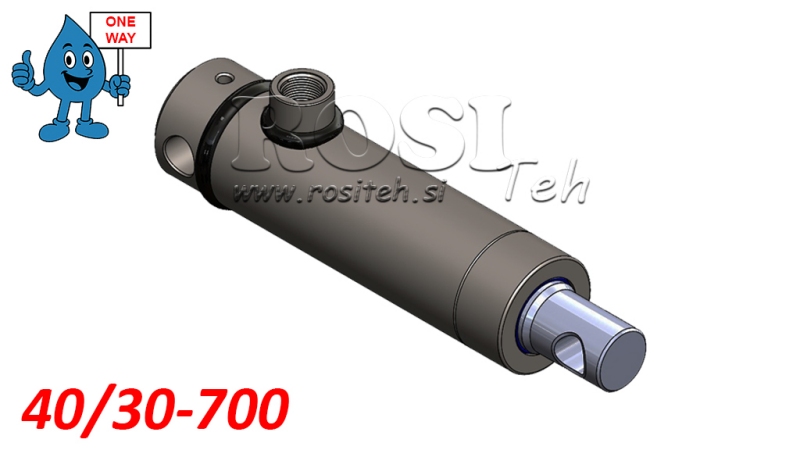 HIDRAVLIČNI CILINDER MONO 40/30-700