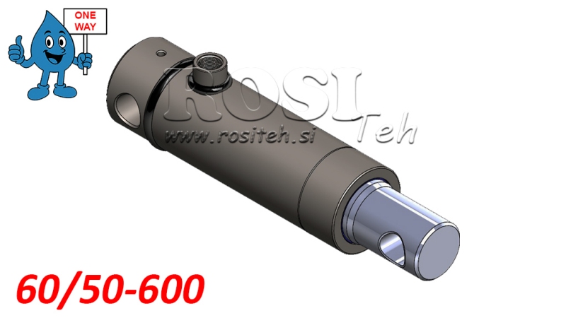 HYDRAULISK CYLINDER MONO 60/50-600