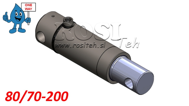 HYDRAULISK CYLINDER MONO 80/70-200