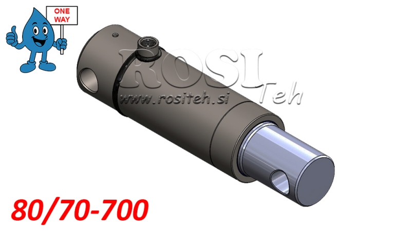 HYDRAULISK CYLINDER MONO 80/70-700