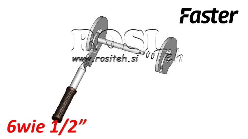 KAR A MULTI-FASTER 6UTAS 1/2 RÖGZÍTETT RÉSZ