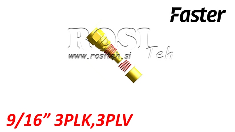 ŽENSKA HITRA SPOJKA ZA MULTI-FASTER 9/16 3PLK,3PLV - FIKSNI DEL