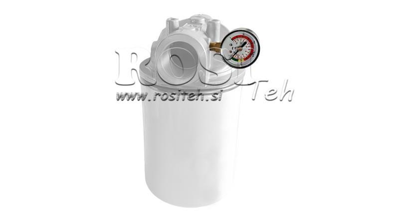 VACUÜMMETER VOOR HYDRAULISCH FILTER -1 - 0 BAR - 1/8