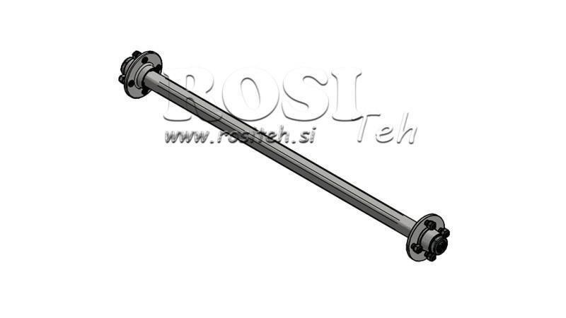 AKSELIT TRAILERILLE 950KG ILMAN JARRUA (1000 MM)