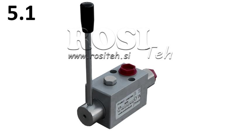 HYDRAULISK BPA-M BREMSETRYKKREGULATOR FOR DISKRET JUSTERING 206120