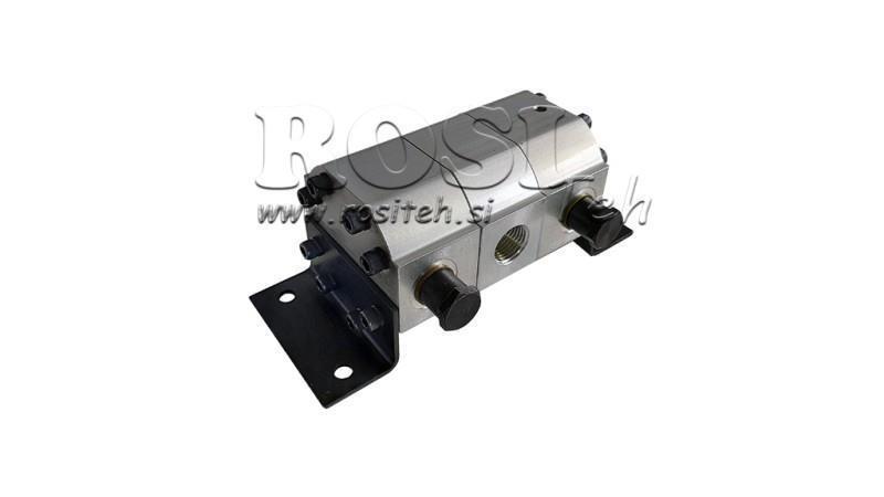 HYDRAULIC GEAR FLOW DIVIDER 2/1 (6,4-13,2 lit - max. 240bar) 3,1cc/SEG