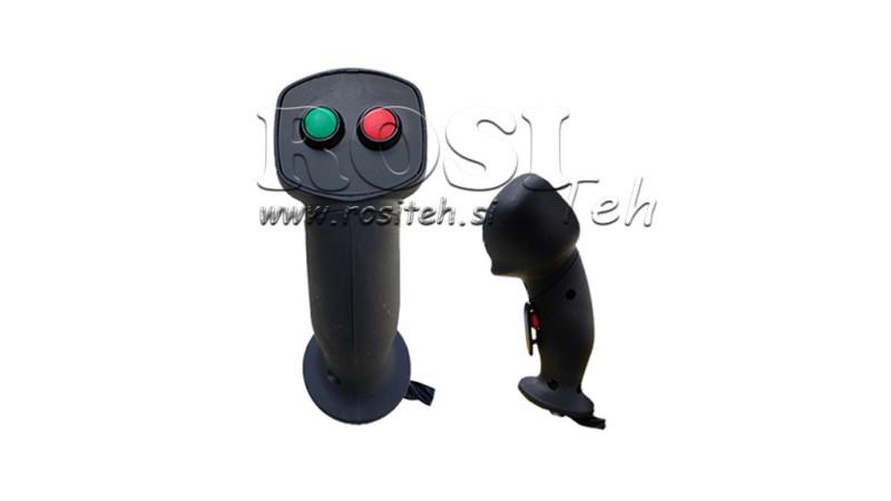 REMOTE LEVER ROSI JOYSTICK - 2 BUTTONS + BUTTON