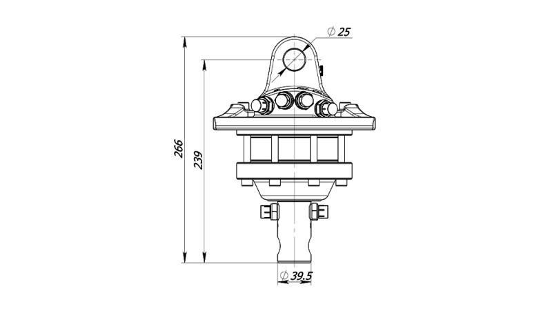 HIDRAVLIČNI ROTATOR 1000/500 KG Z OSJO