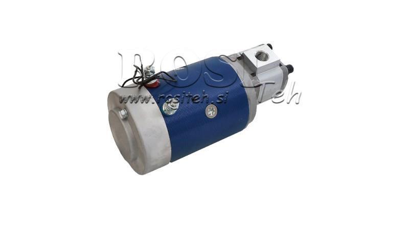 ASSEMBLAGGIO POMPA IDRAULICA GR.1 MOTORE ELETTRICO 24V
