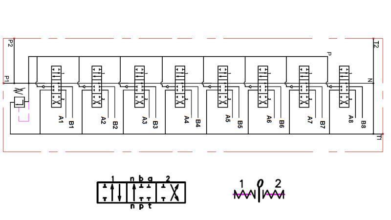 HYDRAULICKÝ VENTIL 8xPC70