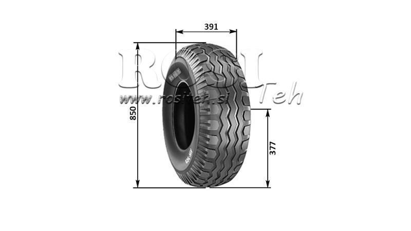 15.0/55-17 PNEVMATIKA BKT AW909 14pl S PLATIŠČEM 13,00X17
