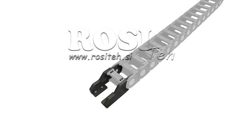 PLASTIC END BRACKET ASSEMBLY CK25a